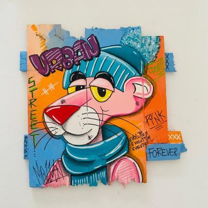 Peinture PINK par Molla Nathalie  | Tableau Pop-art Acrylique, Bois, Posca Icones Pop