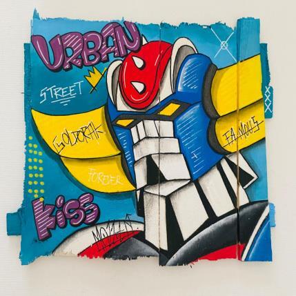 Peinture NEW par Molla Nathalie  | Tableau Pop-art Acrylique, Bois, Posca Icones Pop