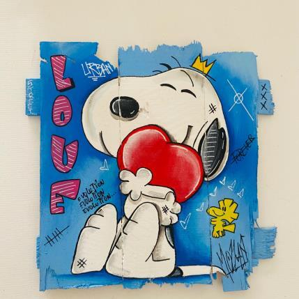 Peinture LOVE  par Molla Nathalie  | Tableau Pop-art Acrylique, Bois, Posca Icones Pop