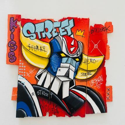 Peinture STREET  par Molla Nathalie  | Tableau Pop-art Acrylique, Bois, Posca Icones Pop