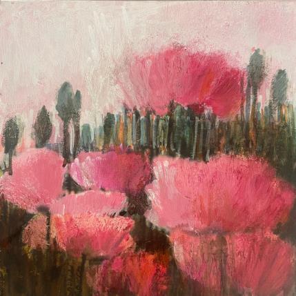 Peinture Bagatelle par Rocco Sophie | Tableau Art Singulier Acrylique, Collage, Sable