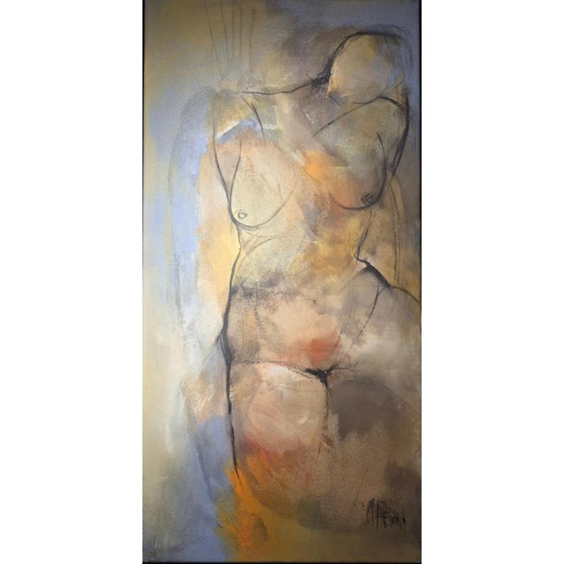 Peinture Automne 1 par Chaperon Martine | Tableau Figuratif Acrylique Nu