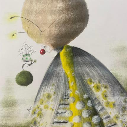 Peinture lo scambio par Nai | Tableau Surréalisme Acrylique, Collage