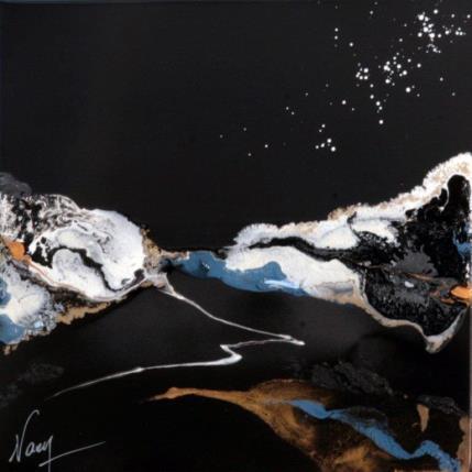 Peinture C2953 par Naen | Tableau Abstrait Acrylique, Encre Minimaliste