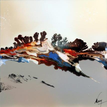 Peinture C2998 par Naen | Tableau Abstrait Acrylique, Encre Minimaliste