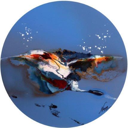 Peinture C3001 par Naen | Tableau Abstrait Acrylique, Encre Minimaliste