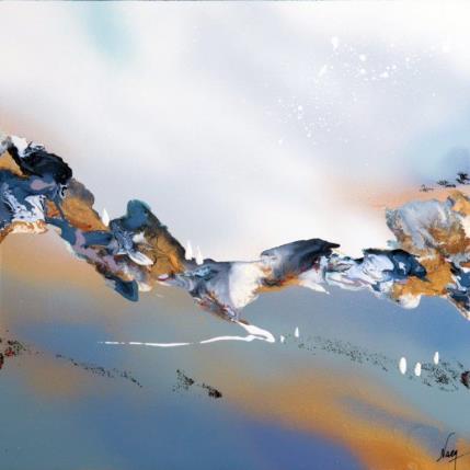 Gemälde C2345 von Naen | Gemälde Abstrakt Acryl, Tinte Minimalistisch