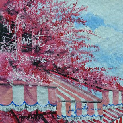 Peinture LA FAVORITE par Rodriguez Rio Martin | Tableau Figuratif Huile Urbain