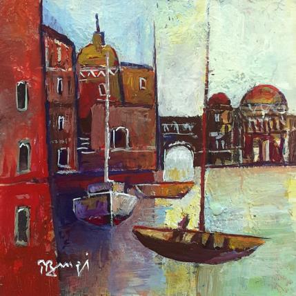 Peinture AK52 LUMIERE MATINALE par Burgi Roger | Tableau Figuratif Acrylique Architecture, Marine, Paysages