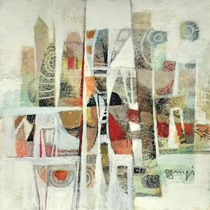 Peinture AM40 ABSTRACTION 40 par Burgi Roger | Tableau Abstrait Acrylique Marine