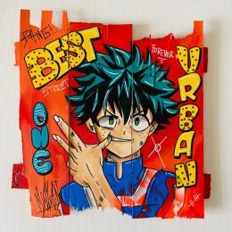 Painting BEST by Molla Nathalie  | Painting Pop-art Acrylic, Posca, Wood Pop icons