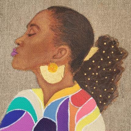 Peinture Abby par Rosângela | Tableau Figuratif Acrylique Portraits