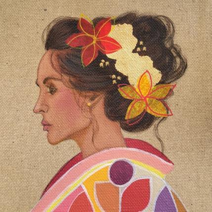 Peinture Aylin par Rosângela | Tableau Figuratif Acrylique Portraits