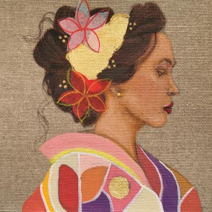 Peinture Assya par Rosângela | Tableau Figuratif Acrylique Portraits