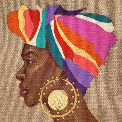 Peinture Aymé par Rosângela | Tableau Figuratif Acrylique Portraits