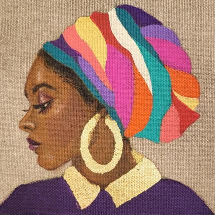 Peinture Antonia par Rosângela | Tableau Figuratif Acrylique Portraits