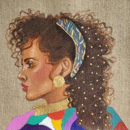 Peinture Ashley par Rosângela | Tableau Figuratif Acrylique Portraits