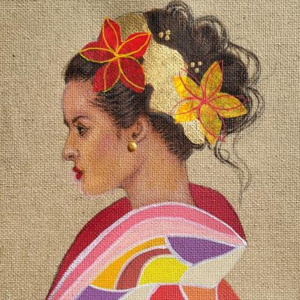 Peinture Aimy par Rosângela | Tableau Figuratif Acrylique Portraits