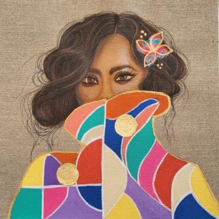 Peinture Annyck par Rosângela | Tableau Figuratif Acrylique Portraits