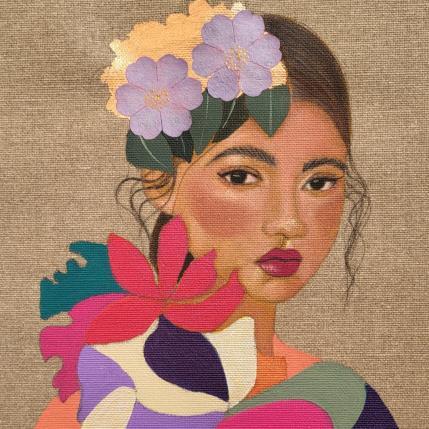 Peinture Azra par Rosângela | Tableau Figuratif Acrylique Portraits