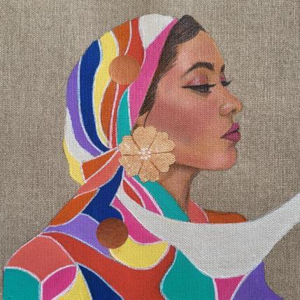 Peinture Alphonsia par Rosângela | Tableau Figuratif Acrylique Portraits