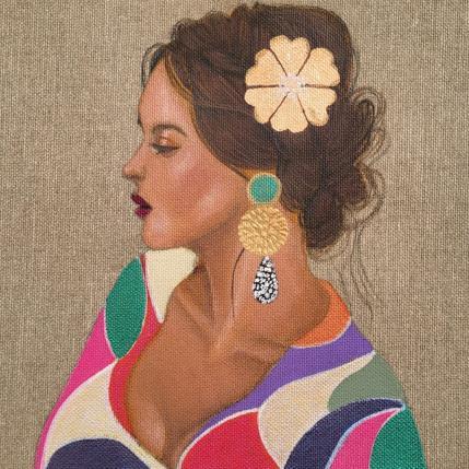 Peinture Anne-Lorraine par Rosângela | Tableau Figuratif Acrylique Portraits