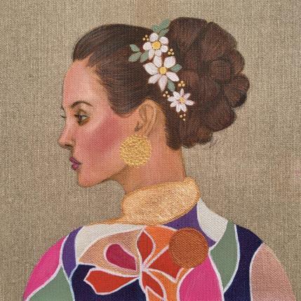 Peinture Anny- Claude par Rosângela | Tableau Figuratif Acrylique Portraits