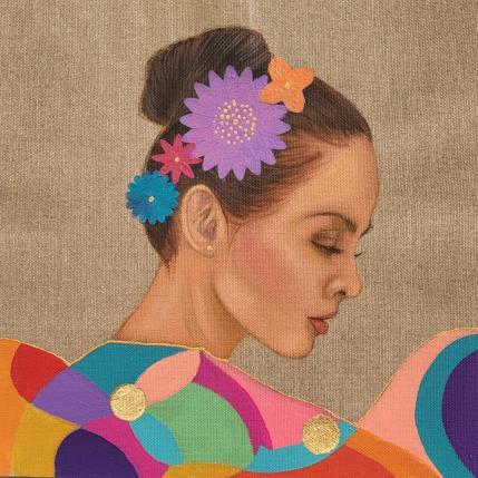 Peinture Alliette par Rosângela | Tableau Figuratif Acrylique Portraits