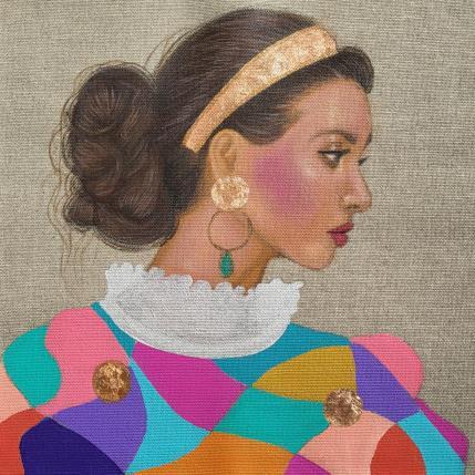 Peinture Anne-Berangère par Rosângela | Tableau Figuratif Acrylique Portraits