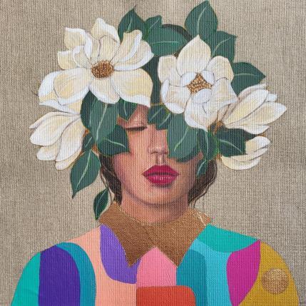 Peinture Aurelya par Rosângela | Tableau Figuratif Acrylique Portraits