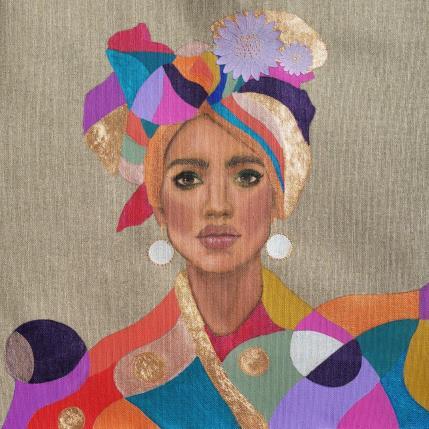 Peinture Anaí  par Rosângela | Tableau Figuratif Acrylique Portraits