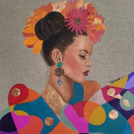 Peinture Andreza par Rosângela | Tableau Figuratif Acrylique Portraits