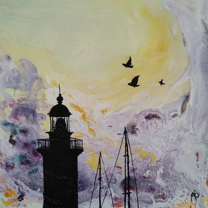 Peinture L'envol par Blandin Magali | Tableau Figuratif Huile Paysages