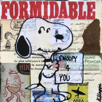 Peinture Snoopy 4 you par Kikayou | Tableau Pop-art Acrylique, Collage, Graffiti Icones Pop