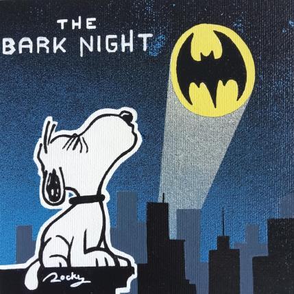 Peinture he bark night par Rocky Chaplin | Tableau Pop-art Acrylique Icones Pop