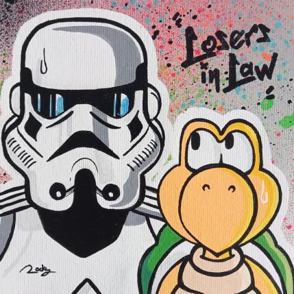 Peinture Losers in law par Rocky Chaplin | Tableau Pop-art Acrylique Icones Pop