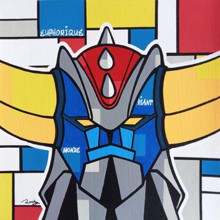 Peinture Goldorak par Rocky Chaplin | Tableau Pop-art Acrylique Icones Pop