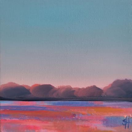 Peinture FLOWER FIELDS par Herz Svenja | Tableau Impressionnisme Acrylique Paysages