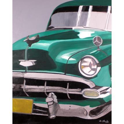 Peinture Cuba vert par Du Planty Anne | Tableau Figuratif Acrylique