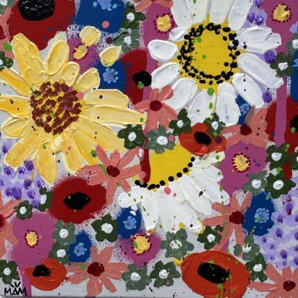 Peinture JOIE par Mam | Tableau Pop-art Acrylique Nature, Natures mortes, Société