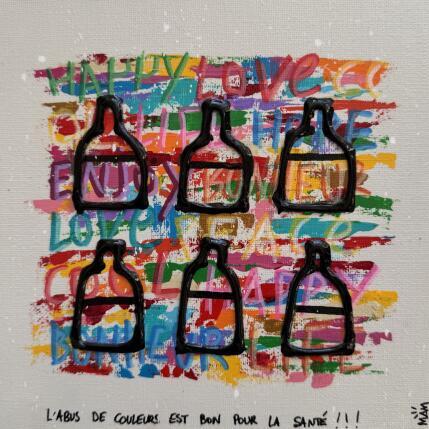 Peinture ABUS DE COULEURS par Mam | Tableau Pop-art Acrylique Icones Pop