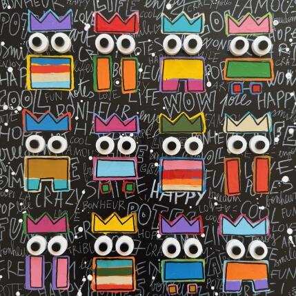 Peinture TRIBU STREET par Mam | Tableau Street Art Acrylique Icones Pop, Portraits, Société