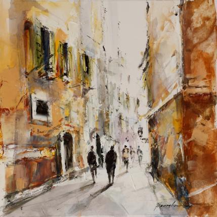 Peinture passage du vieux nice par Poumelin Richard | Tableau Figuratif Acrylique, Huile Nature