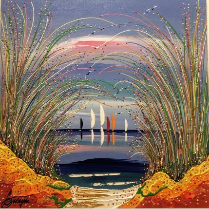 Peinture Fais-moi l'amour là-bas par Fonteyne David | Tableau Figuratif Acrylique