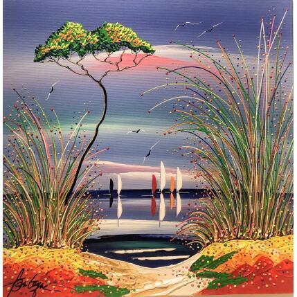 Peinture A ta rencontre par Fonteyne David | Tableau Figuratif Acrylique