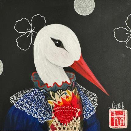 Peinture Matilda par Rebeyre Catherine | Tableau Art naïf Acrylique