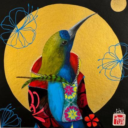 Peinture Plume de paradis 