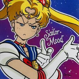 Painting Sailor mood by Rocky Chaplin | Painting Pop-art Acrylic, Graffiti, Posca Pop icons