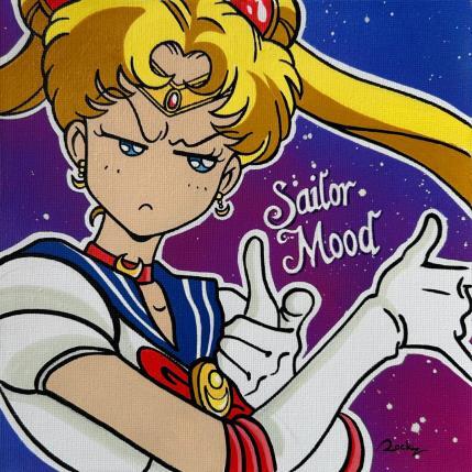 Peinture Sailor mood par Rocky Chaplin | Tableau Pop-art Acrylique, Graffiti, Posca Icones Pop