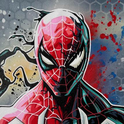 Peinture Spider man  par Rocky Chaplin | Tableau Pop-art Acrylique, Graffiti, Posca Icones Pop